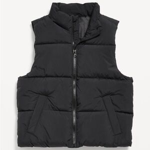 Old Navy Kids Quilted Vest in Charcoal